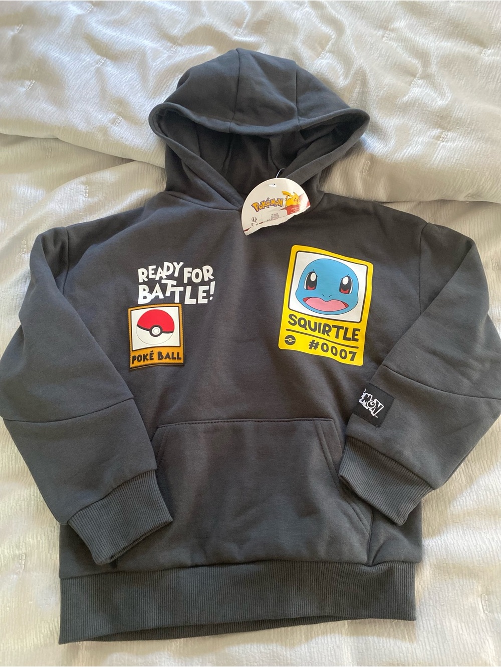 New Pokemon Hoodie - Gray